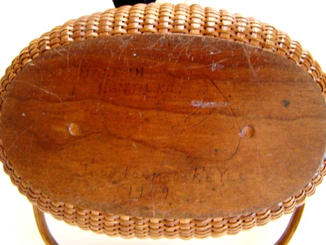 A fabulous Jose Reyes Nantucket 'Friendship' basket dated 1969 — image 2